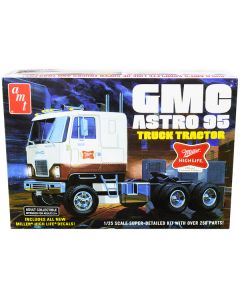 Skill 3 Model Kit GMC Astro 95 Truck Tractor "Miller" 1/25 Scale Model by AMT