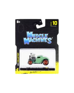 1933 Ford 3W Coupe Light Green 1/64 Diecast Model Car by Muscle Machines