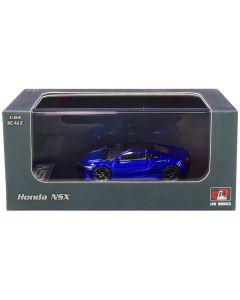 Honda NSX Blue Metallic with Carbon Top 1/64 Diecast Model Car by LCD Models