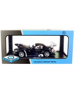 BMW Z4 GT3 Black and Silver 1/24 Diecast Model Car by Optimum Diecast