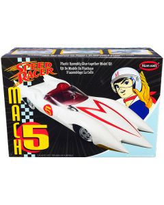 Skill 2 Model Kit Speed Racer Mach 5 1/25 Scale Model by Polar Lights