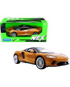 McLaren GT Gold Metallic with Black Top "NEX Models" 1/24 Diecast Model Car by Welly