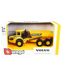 Volvo A25G Articulated Hauler Yellow 1/50 Diecast Model by Bburago