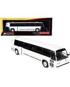 1999 TMC RTS Transit Bus Blank White "The Vintage Bus & Motorcoach Collection" 1/87 (HO) Diecast Model by Iconic Replicas