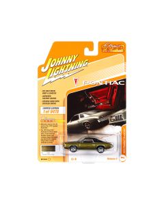 1973 Pontiac Grand Am Golden Olive Green Metallic with Black Vinyl Top "Classic Gold Collection" Series Limited Edition to 9478 pieces Worldwide 1/64 Diecast Model Car by Johnny Lightning