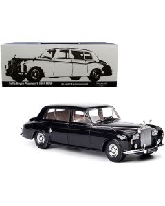 1964 Rolls Royce Phantom V Midnight Blue Metallic 1/18 Diecast Model Car by Paragon