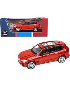 BMW X5 with Sunroof Toronto Red Metallic 1/64 Diecast Model Car by Paragon