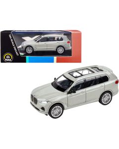 BMW X7 with Sunroof Nardo Gray 1/64 Diecast Model Car by Paragon