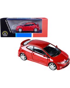 Honda Civic Type R FN2 Euro Milano Red 1/64 Diecast Model Car by Paragon