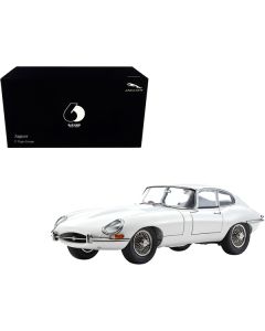 Jaguar E-Type Coupe RHD (Right Hand Drive) White "E-Type 60th Anniversary" (1961-2021) 1/18 Diecast Model Car by Kyosho