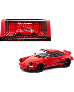 RWB "Backdate" Red with Black Stripes "RAUH-Welt BEGRIFF" 1/43 Diecast Model Car by Tarmac Works