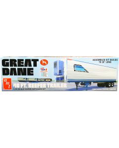 Skill 3 Model Kit Great Dane 40 Ft. Reefer Refrigerated Trailer 1/25 Scale Model by AMT