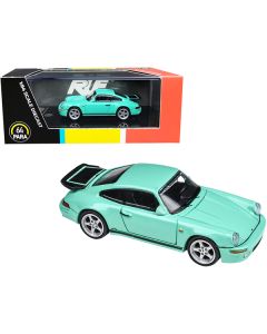 1987 RUF CTR Yellowbird Mint Green 1/64 Diecast Model Car by Paragon