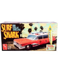 Skill 2 Model Kit 1959 Cadillac Ambulance "Surf Shark" 1/25 Scale Models by AMT