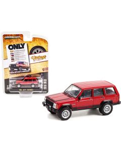 1984 Jeep Cherokee Chief Red with Black Stripes "Only in a Jeep Cherokee" "Vintage Ad Cars" Series 5 1/64 Diecast Model Car by Greenlight