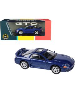 Mitsubishi 3000GT GTO with Sunroof Mariana Blue Metallic 1/64 Diecast Model Car by Paragon