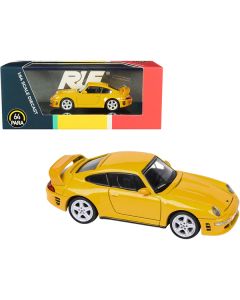 RUF CTR2 Blossom Yellow 1/64 Diecast Model Car by Paragon