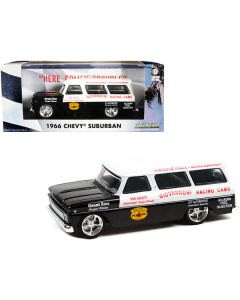 1966 Chevrolet Suburban Black and White 