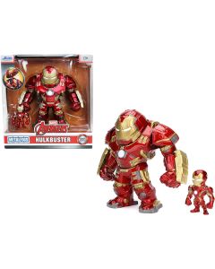 Hulkbuster 6.5" and Iron Man 2.5" Diecast Figurines Set of 2 pieces "Avengers" "The Infinity Saga" Marvel Studios "Metalfigs" Series Diecast Models by Jada