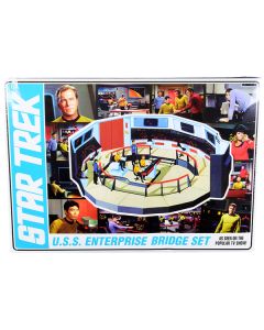 Skill 2 Model Kit U.S.S. Enterprise Command Bridge Set "Star Trek" (1966-1969) TV Show 1/32 Scale Model by AMT