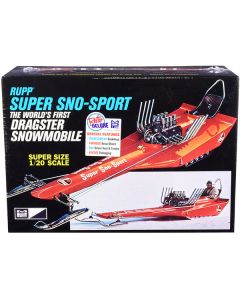 Skill 2 Model Kit Rupp Super Sno-Sport Snowmobile Dragster (The World's First) 1/20 Scale Model by MPC