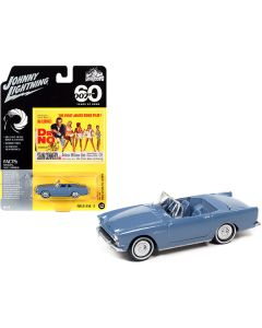 1962 Sunbeam Alpine Convertible Lake Blue James Bond 007 "Dr. No" (1962) Movie "Pop Culture" Series 3 1/64 Diecast Model Car by Johnny Lightning