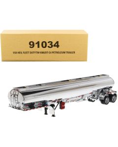 Heil Fleet Duty TM 9300/DT-C4 Petroleum Tanker Trailer Chrome "Transport Series" 1/50 Diecast Model by Diecast Masters