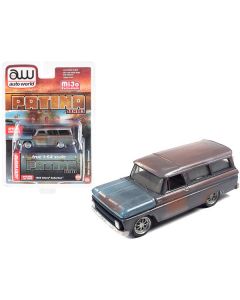 1965 Chevrolet Suburban (Weathered Rust) "Patina Series" Limited Edition to 3600 pieces Worldwide 1/64 Diecast Model Car by Auto World