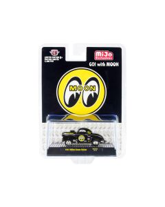 1941 Willys Coupe Gasser Black "Mooneyes" Limited Edition to 4400 pieces Worldwide 1/64 Diecast Model Car by M2 Machines