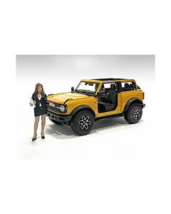 "The Dealership" Female Salesperson Figurine for 1/18 Scale Models by American Diorama