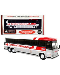 1980 MCI MC-9 Crusader II Intercity Coach Bus "Atlanta" "Carolina Trailways" "Vintage Bus & Motorcoach Collection" 1/87 (HO) Diecast Model by Iconic Replicas