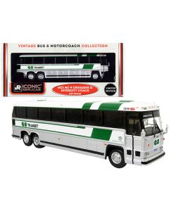 1980 MCI MC-9 Crusader II Intercity Coach Bus "Union Station" Toronto (Ontario Canada) "GO Transit" "Vintage Bus & Motorcoach Collection" 1/87 (HO) Diecast Model by Iconic Replicas