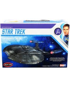 Skill 2 Snap Model Kit Enterprise NX-01 Starship "Star Trek: Enterprise" (2001-2005) TV Series 1/1000 Scale Model by Polar Lights