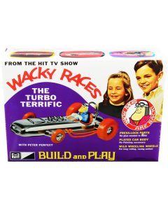 Skill 2 Snap Model Kit The Turbo Terrific with Peter Perfect Figurine "Wacky Races" (1968) TV Series 1/25 Scale Model by MPC