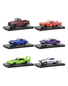 "Auto-Drivers" Set of 6 pieces in Blister Packs Release 77 Limited Edition to 9600 pieces Worldwide 1/64 Diecast Model Cars by M2 Machines