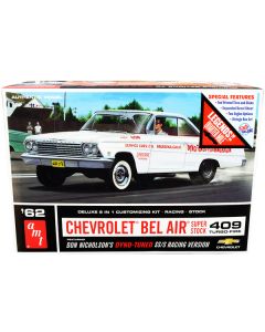 Skill 2 Model Kit 1962 Chevrolet Bel Air Super Stock 409 Turbo-Fire Don Nicholson's 2-in-1 Kit 