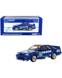 Nissan Skyline GTS-R (R31) RHD (Right Hand Drive) #12 "Calsonic" JTC Japanese Touring Car Championship (1989) 1/64 Diecast Model Car by Inno Models