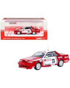 Nissan Skyline GTS-R (R31) RHD (Right Hand Drive) #23 "Ricoh" JTC Japanese Touring Car Championship (1988) 1/64 Diecast Model Car by Inno Models