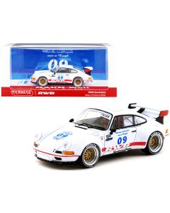 RWB Backdate #09 White Metallic Idlers 12 Hours (2019) "RAUH-Welt BEGRIFF" 1/43 Diecast Model Car by Tarmac Works