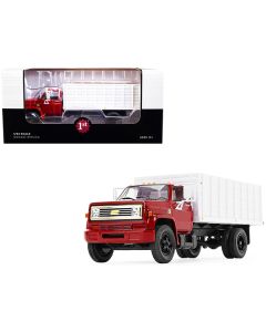 1970s Chevrolet C65 Grain Truck with Corn Load Red and White 1/34 Diecast Model by First Gear