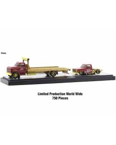 Auto Haulers Set of 3 Trucks Release 51 Limited Edition to 8400 pieces Worldwide 1/64 Diecast Model Cars by M2 Machines