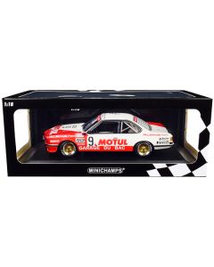 BMW 635 CSi #9 R. Hollinger - F. Giroix - J. Krucker "Motul / Garage du Bac" 24H of Spa (1984) Limited Edition to 300 pieces Worldwide 1/18 Diecast Model Car by Minichamps