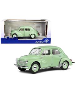 1955 Renault 4CV Vert d'Eau Green 1/18 Diecast Model Car by Solido