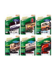 "Classic Gold Collection" 2022 Set A of 6 Cars Release 1 1/64 Diecast Model Cars by Johnny Lightning