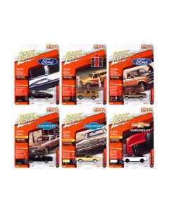 "Classic Gold Collection" 2022 Set B of 6 Cars Release 1 1/64 Diecast Model Cars by Johnny Lightning