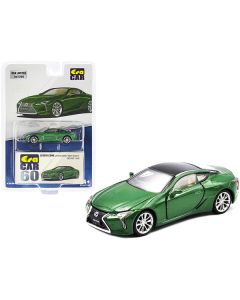 Lexus LC500 Nori Green Metallic with Black Top Limited Edition to 1200 pieces 1/64 Diecast Model Car by Era Car