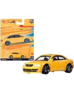 Audi S4 Quattro with Sunroof Yellow "Deutschland Design" Series Diecast Model Car by Hot Wheels