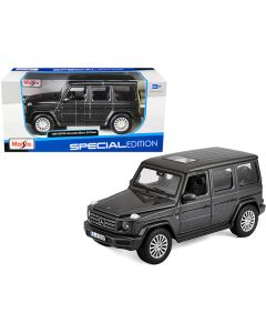 2019 Mercedes Benz G-Class with Sunroof Dark Gray Metallic 1/25 Diecast Model Car by Maisto