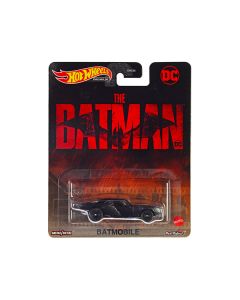 Batmobile Matt Black "The Batman" (2022) Movie "DC Comics" Diecast Model Car by Hot Wheels