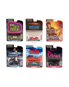 "Hollywood Series" Set of 6 pieces Release 34 1/64 Diecast Model Cars by Greenlight